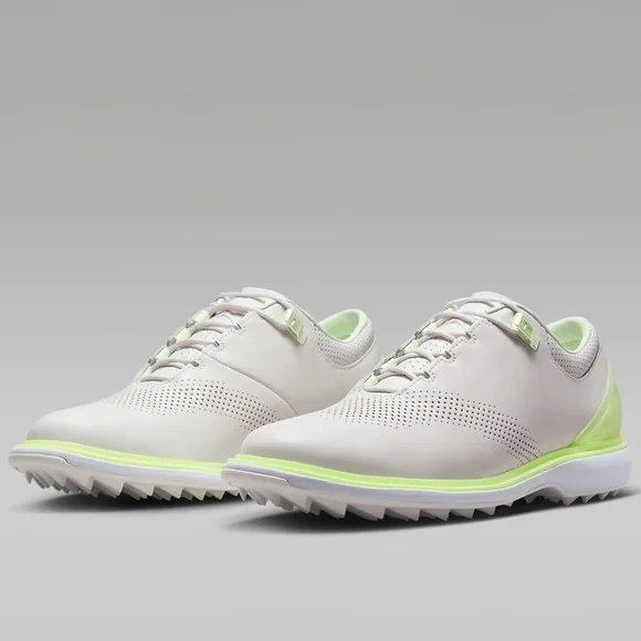 NWT Men’s Air Jordan ADG 4 Phantom Barely‎ Volt Light Bone Golf Shoes Jordan ADG 4 Mens 9.5 Golf Shoes Phantom/White/Light Bone  main image 2